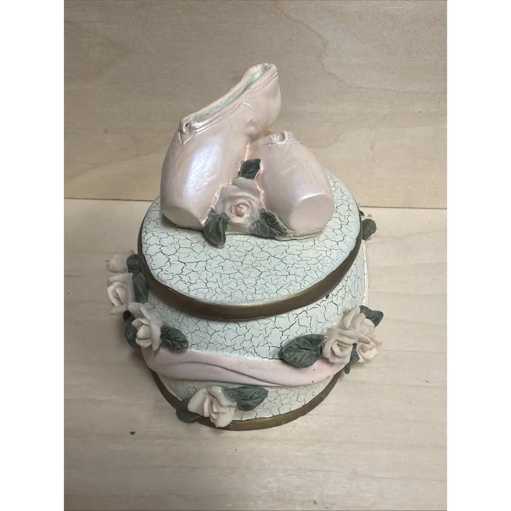 Dezine Trinket Box Hand Painted Ballet Tribket Box